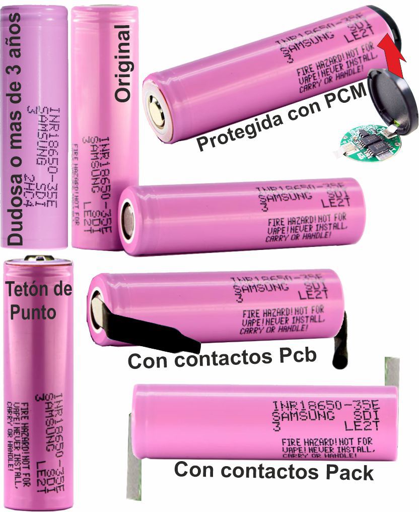 Samsung INR18650-35E 3450mAh